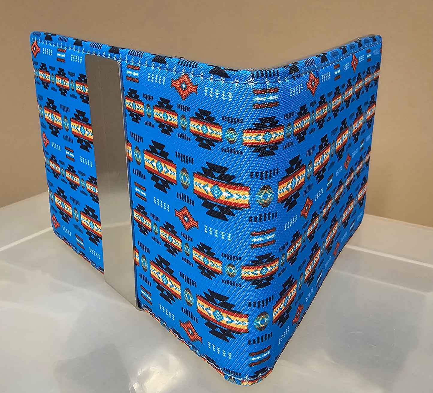 Native Print Men's Money Clip Wallets