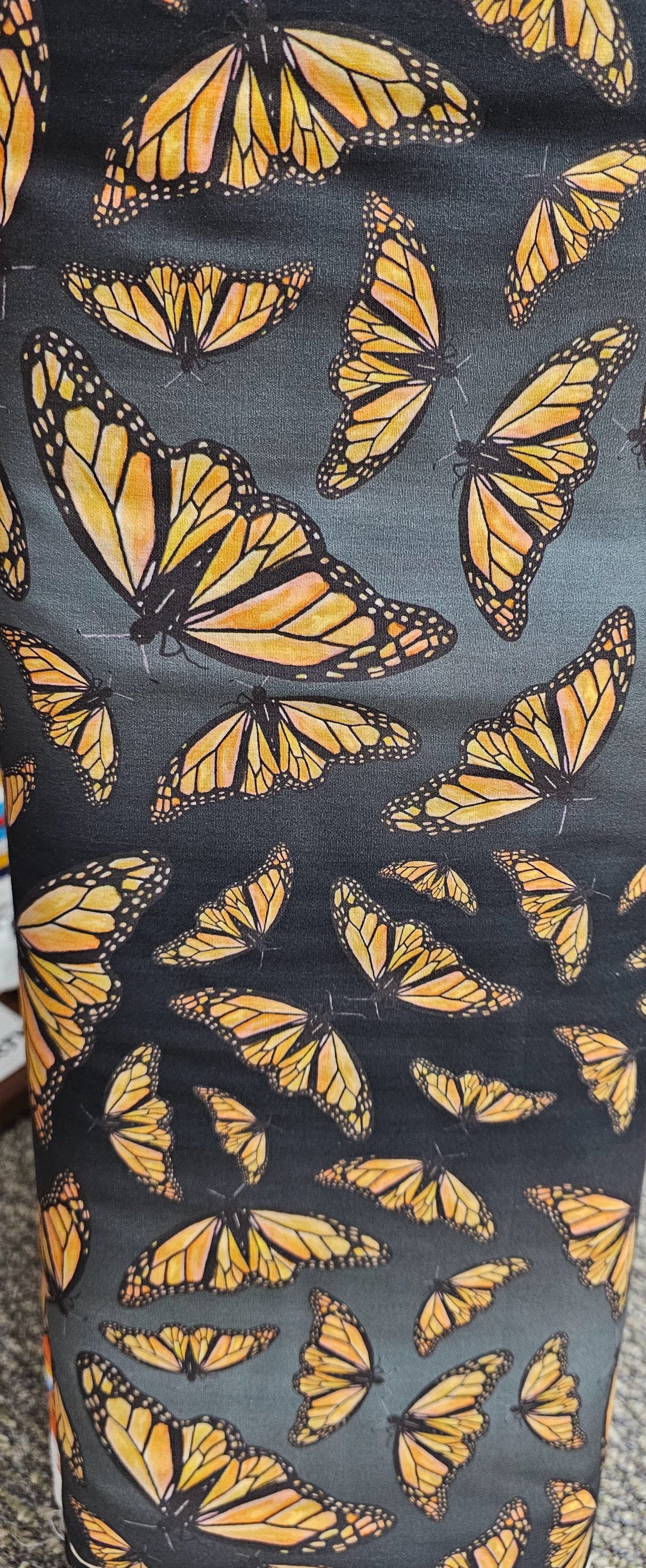 Marybeth Timothy Designed Cotton Fabric Monarch Butterflies
