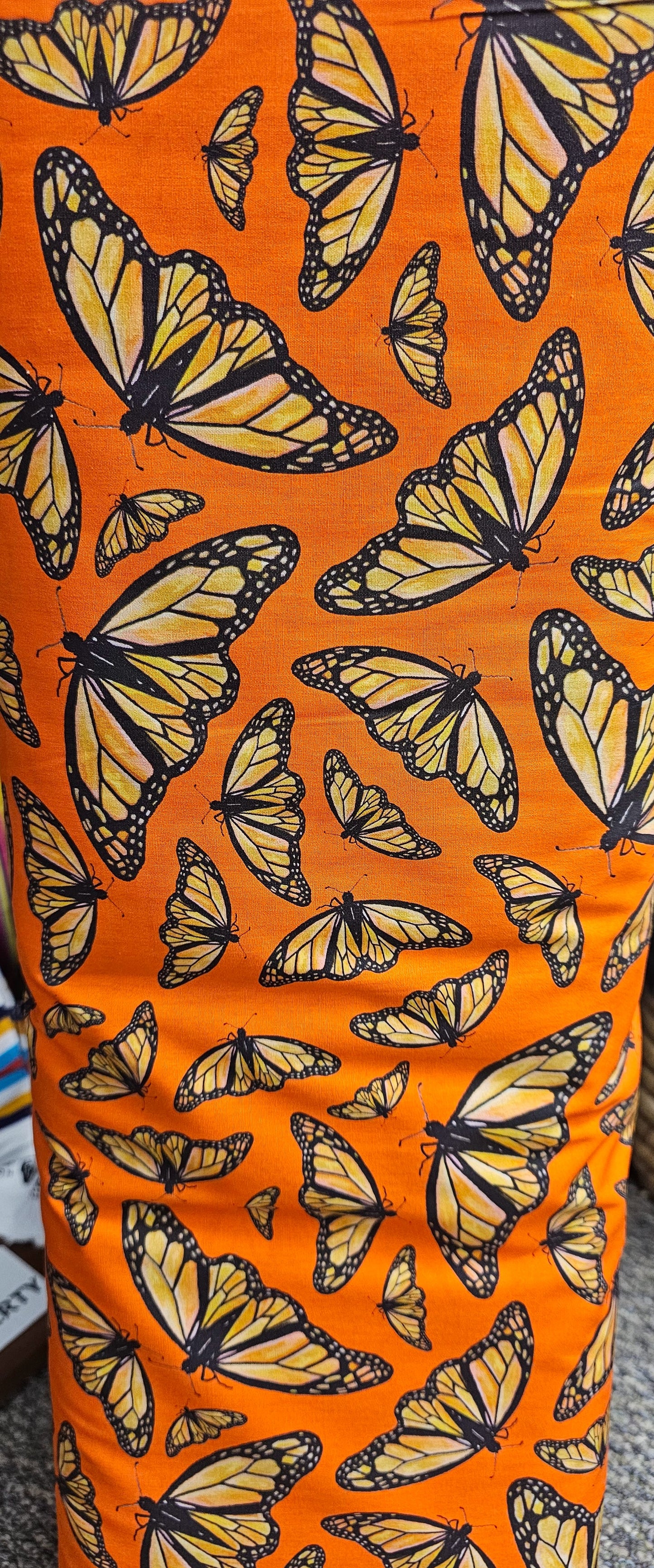 Marybeth Timothy Designed Cotton Fabric Monarch Butterflies