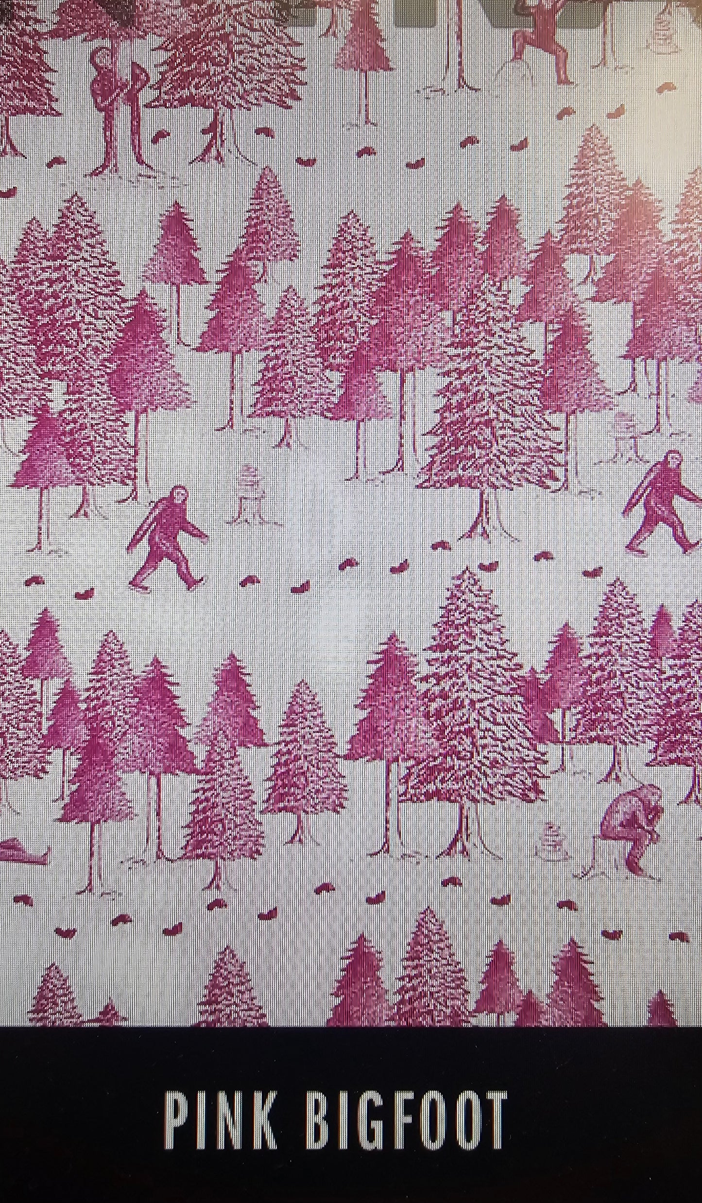 Pette Buffalohead Designed Cotton Fabric Bigfoot