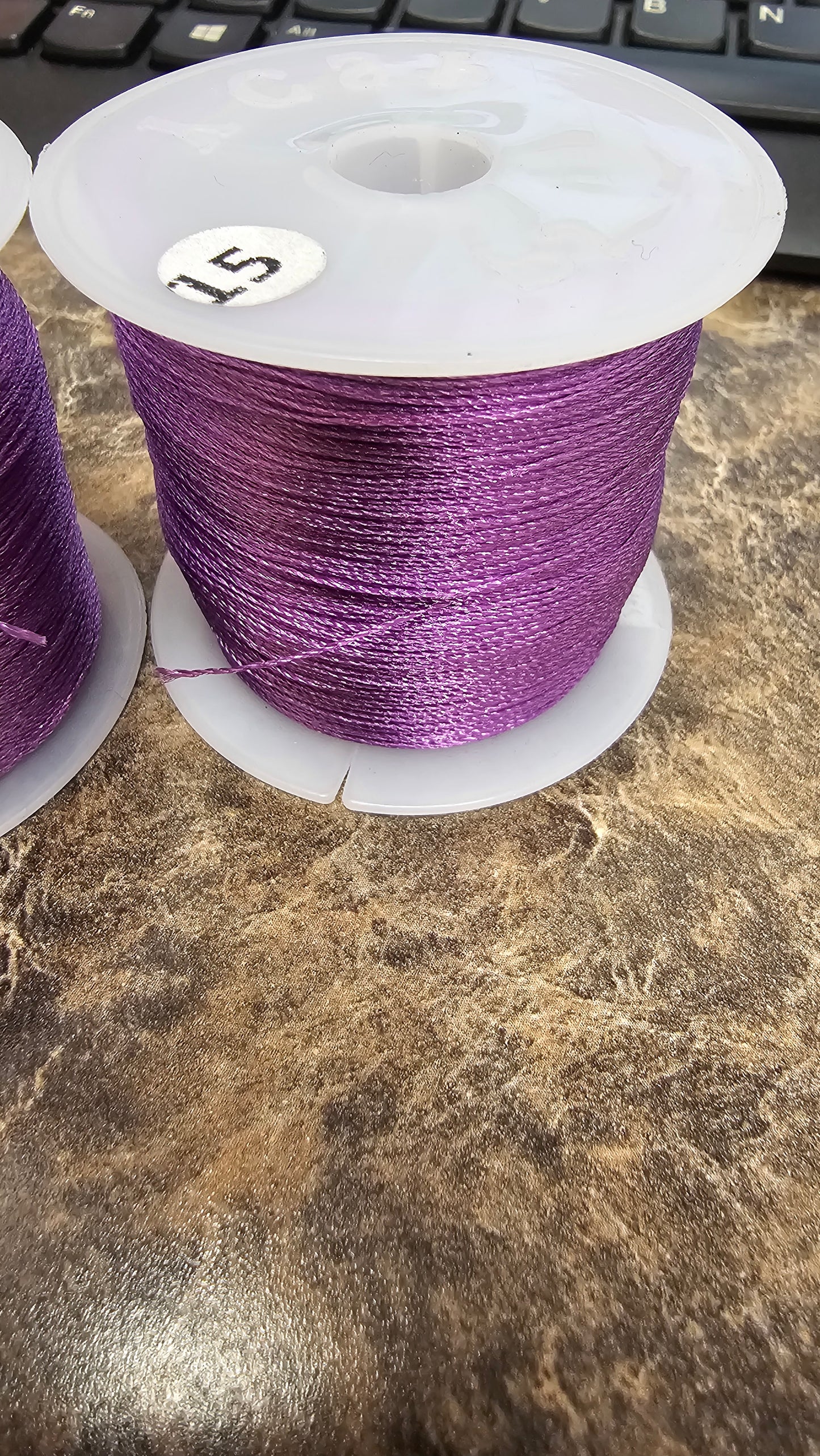 Stacking Thread For Fan Making