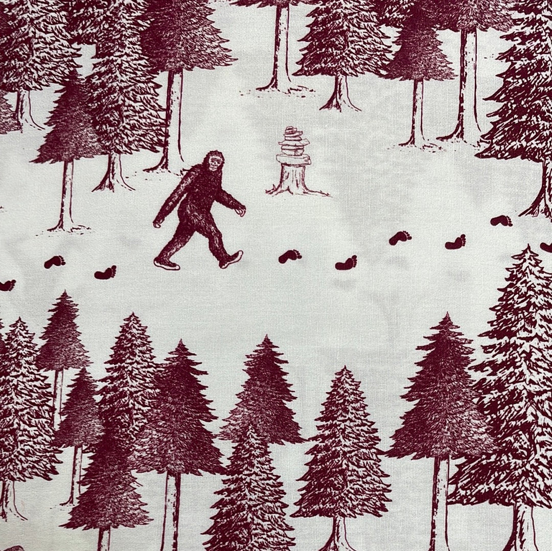 Pette Buffalohead Designed Cotton Fabric Bigfoot