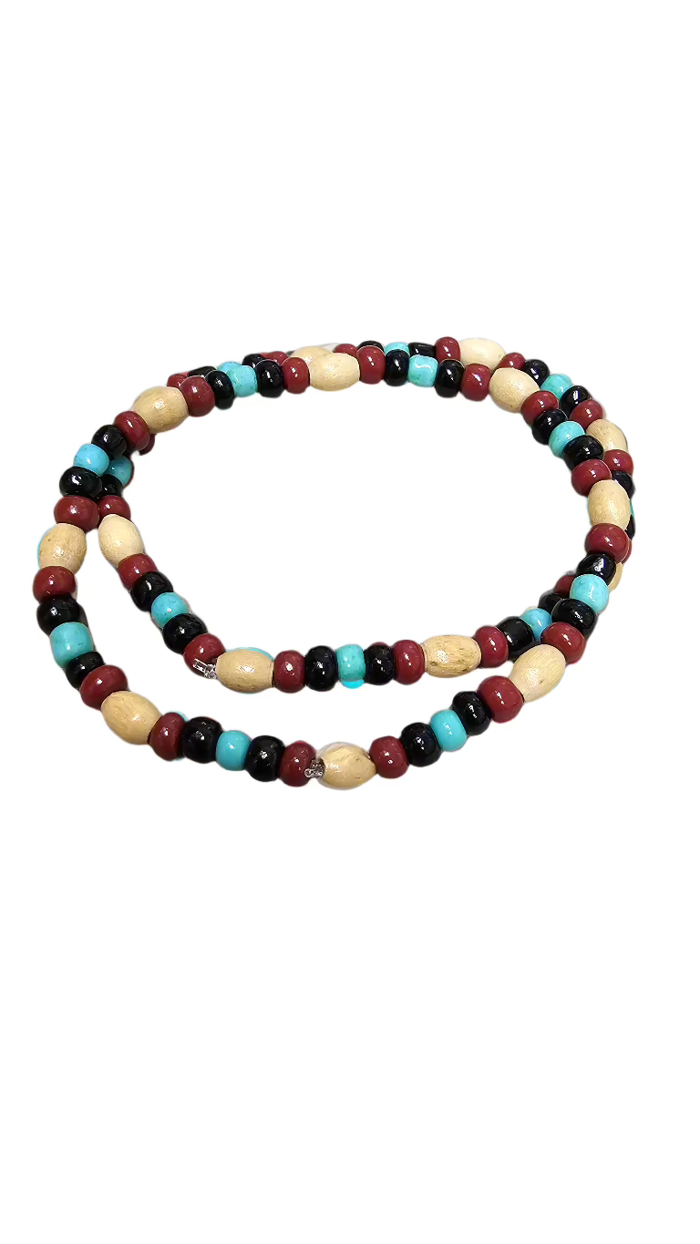 Ghost Bead Double Bracelet Set