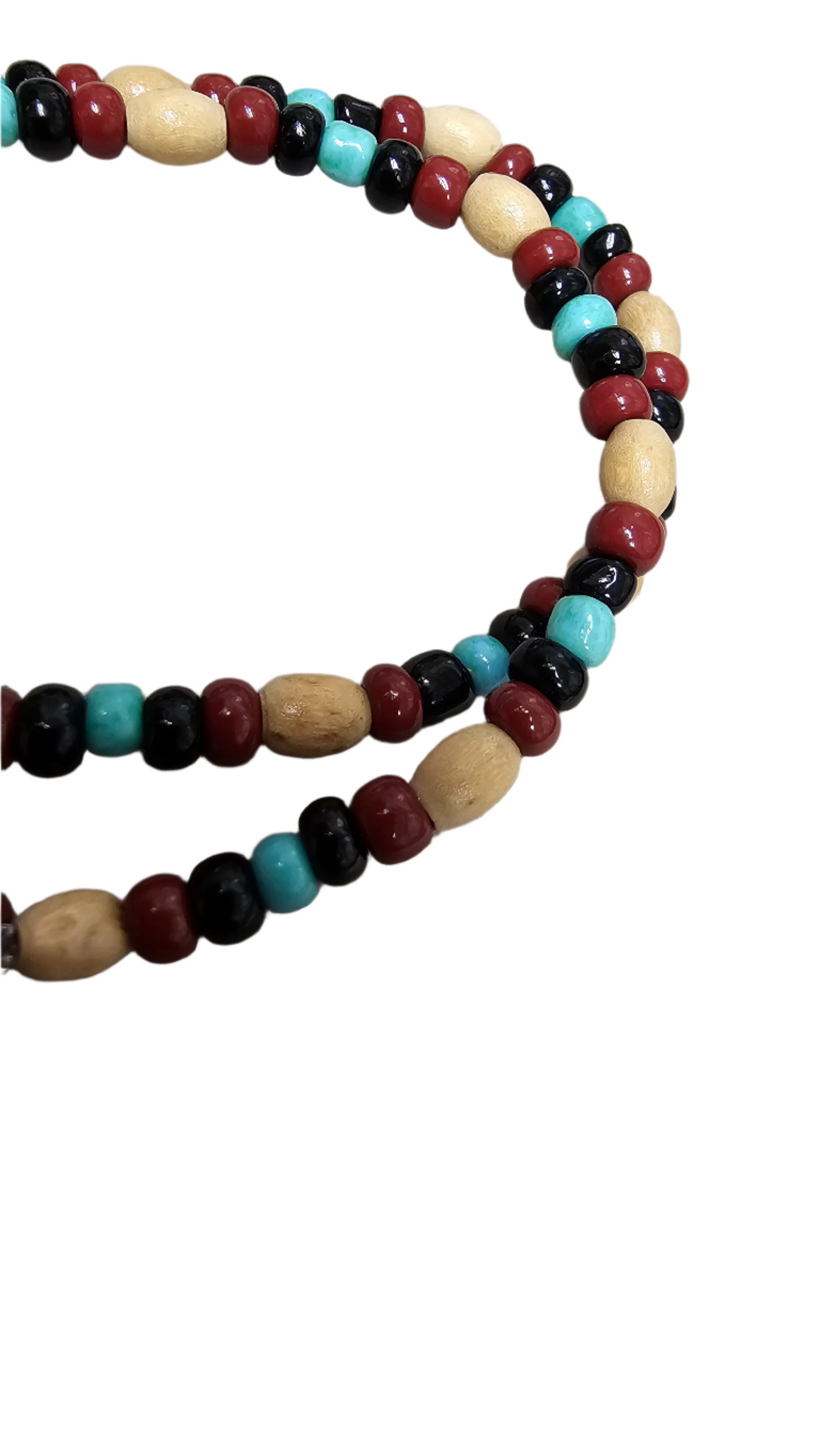 Ghost Bead Double Bracelet Set