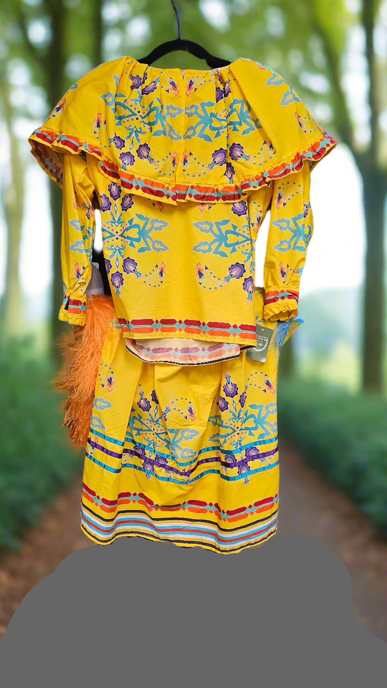 Day Dress Yellow Floral Youth