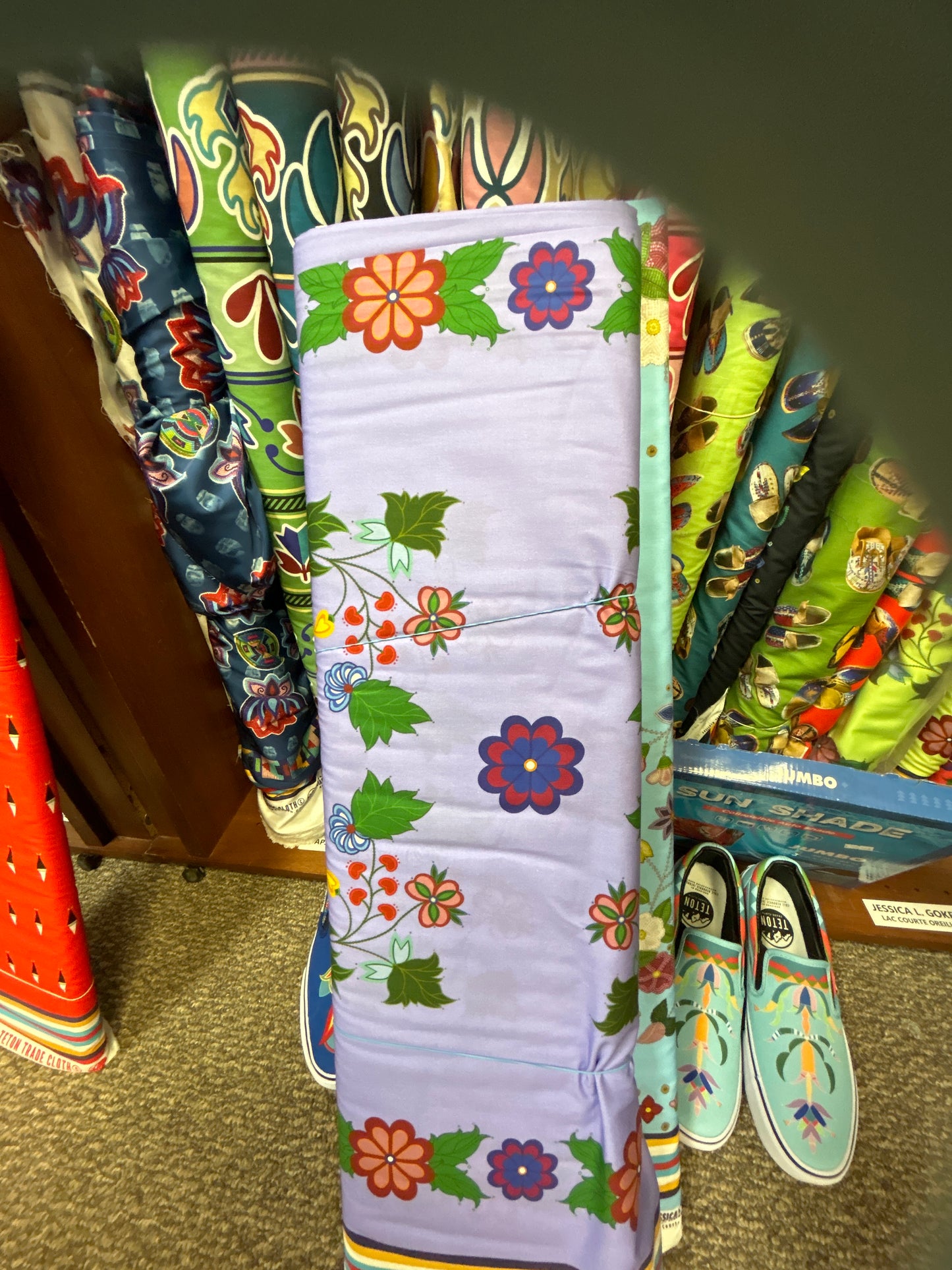 Jessica L. Gokey, Forest County Potowatomi Designed Cotton Fabric