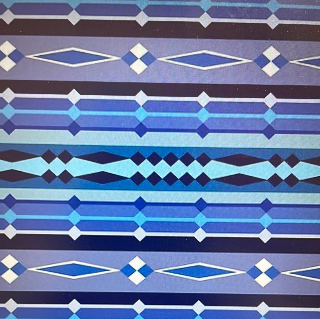 Ribbonwork Designed Cotton Fabric