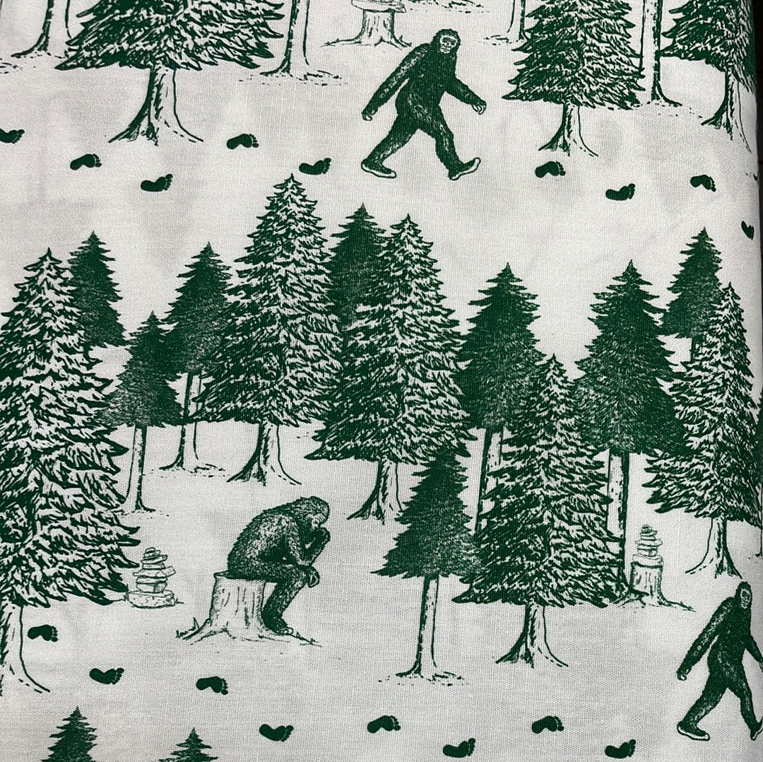 Pette Buffalohead Designed Cotton Fabric Bigfoot