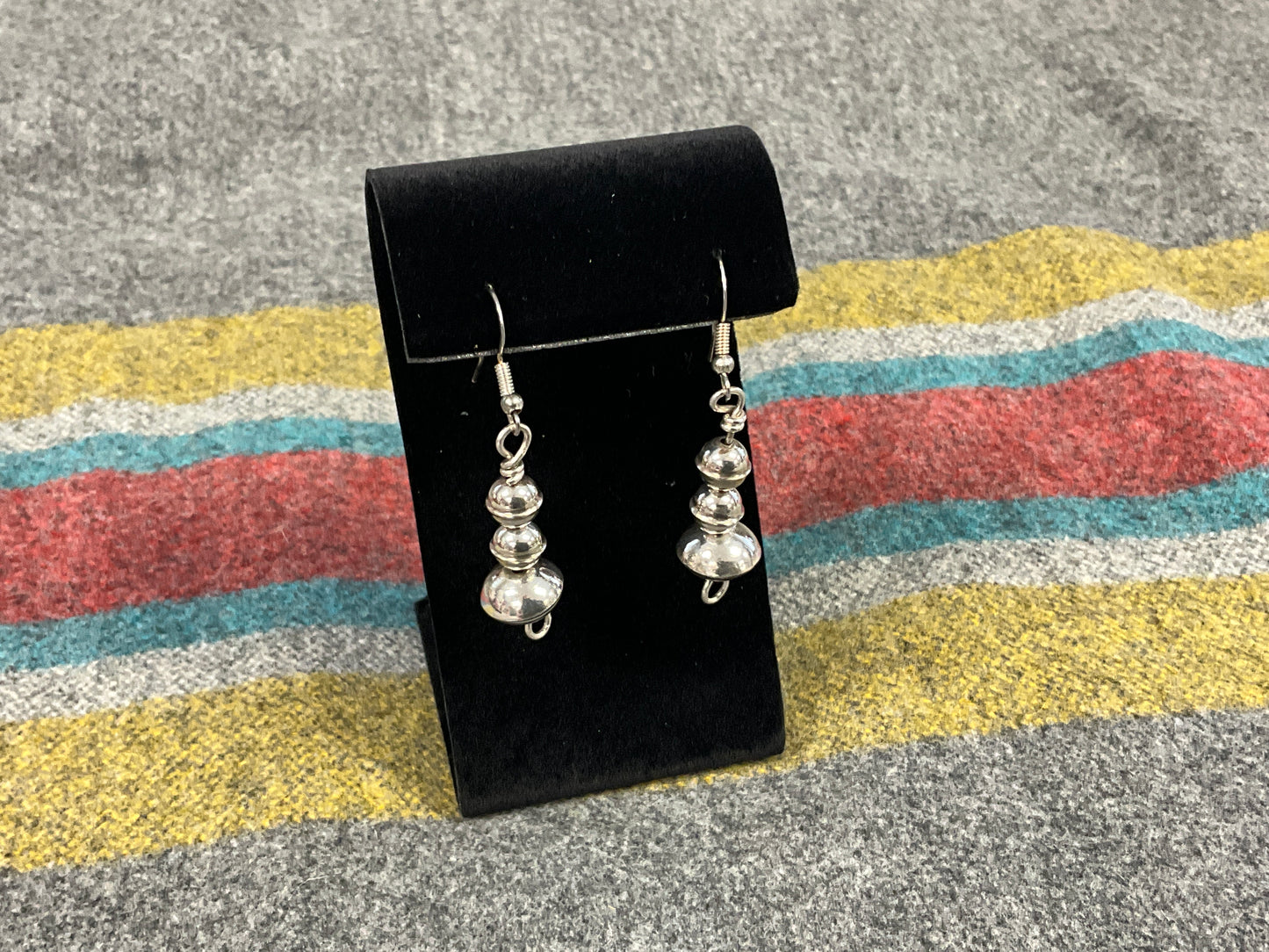 Sterling Silver Bead Earrings