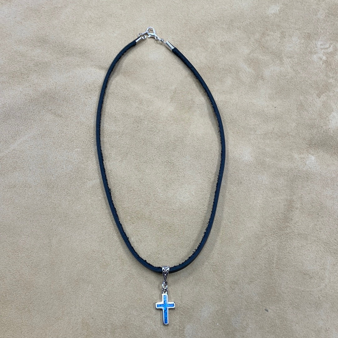 Double Sided Cross Necklace
