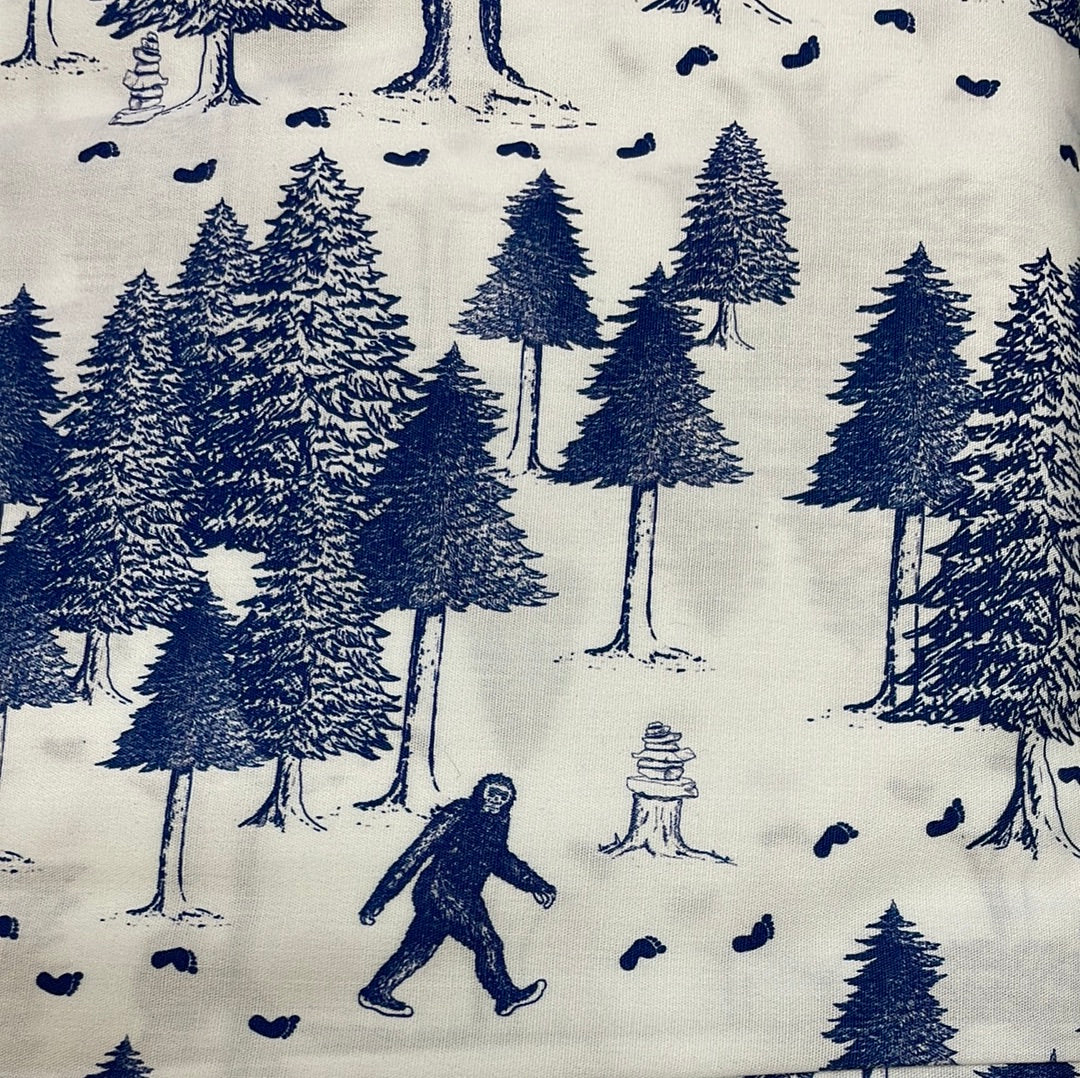 Pette Buffalohead Designed Cotton Fabric Bigfoot