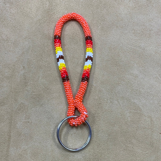 Large Beaded Keychain