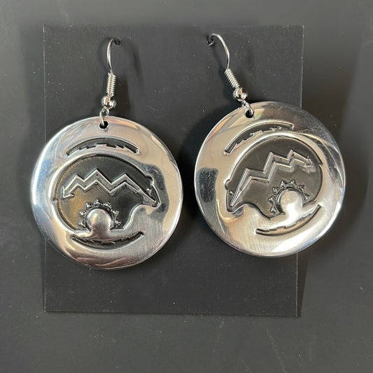 Silver Plated Bear Earrings