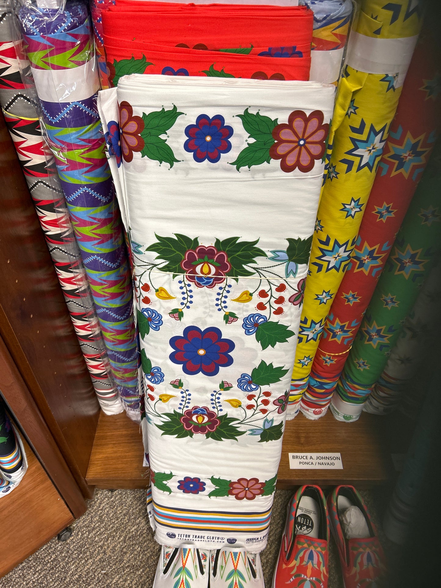 Jessica L. Gokey, Forest County Potowatomi Designed Cotton Fabric