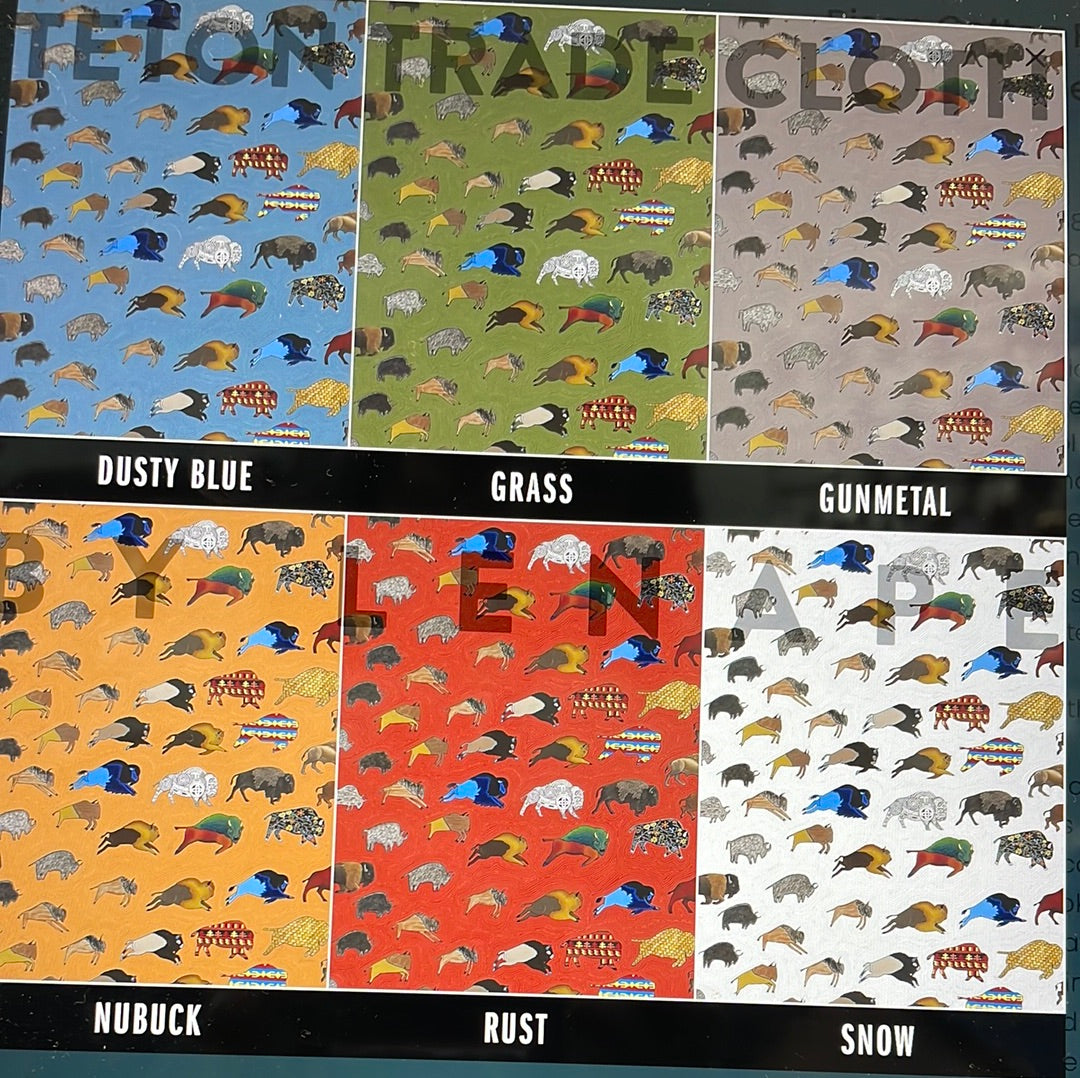 Marybeth Timothy Designed Cotton Fabric Buffalos