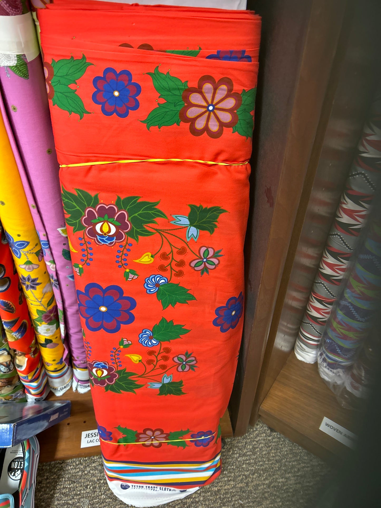 Jessica L. Gokey, Forest County Potowatomi Designed Cotton Fabric