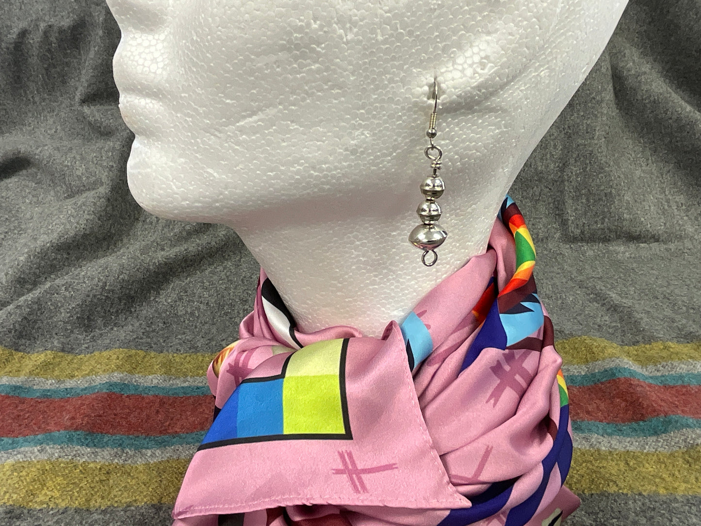 Sterling Silver Bead Earrings