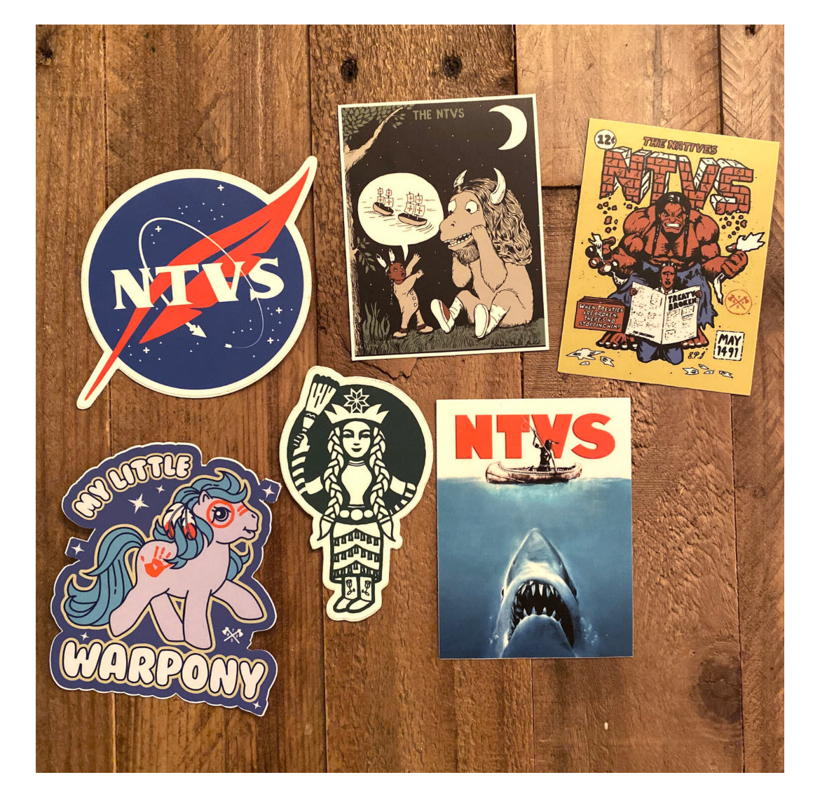 NTVs Jaws Sticker