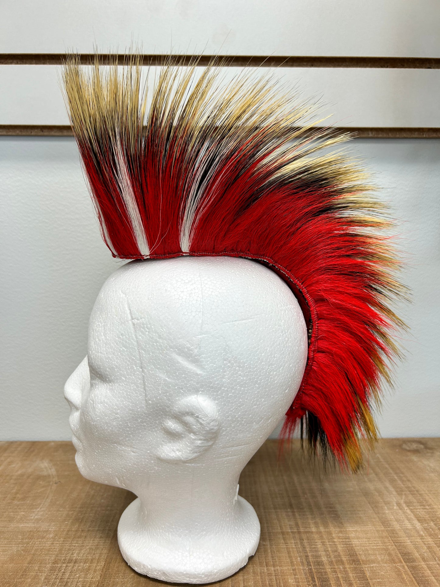 Roach Red w/ White Stripes 11" L 7" H