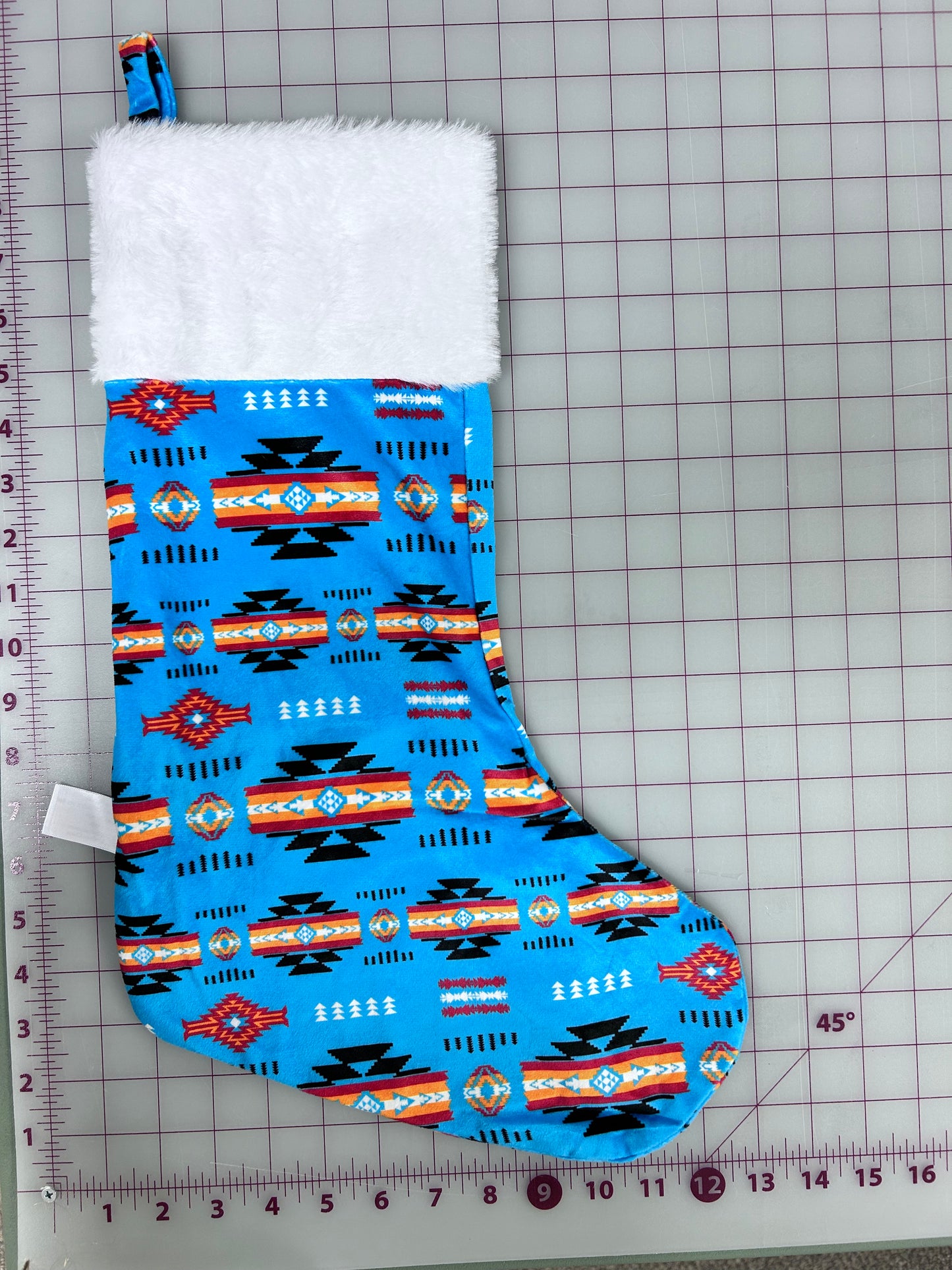 Christmas Stocking Blue