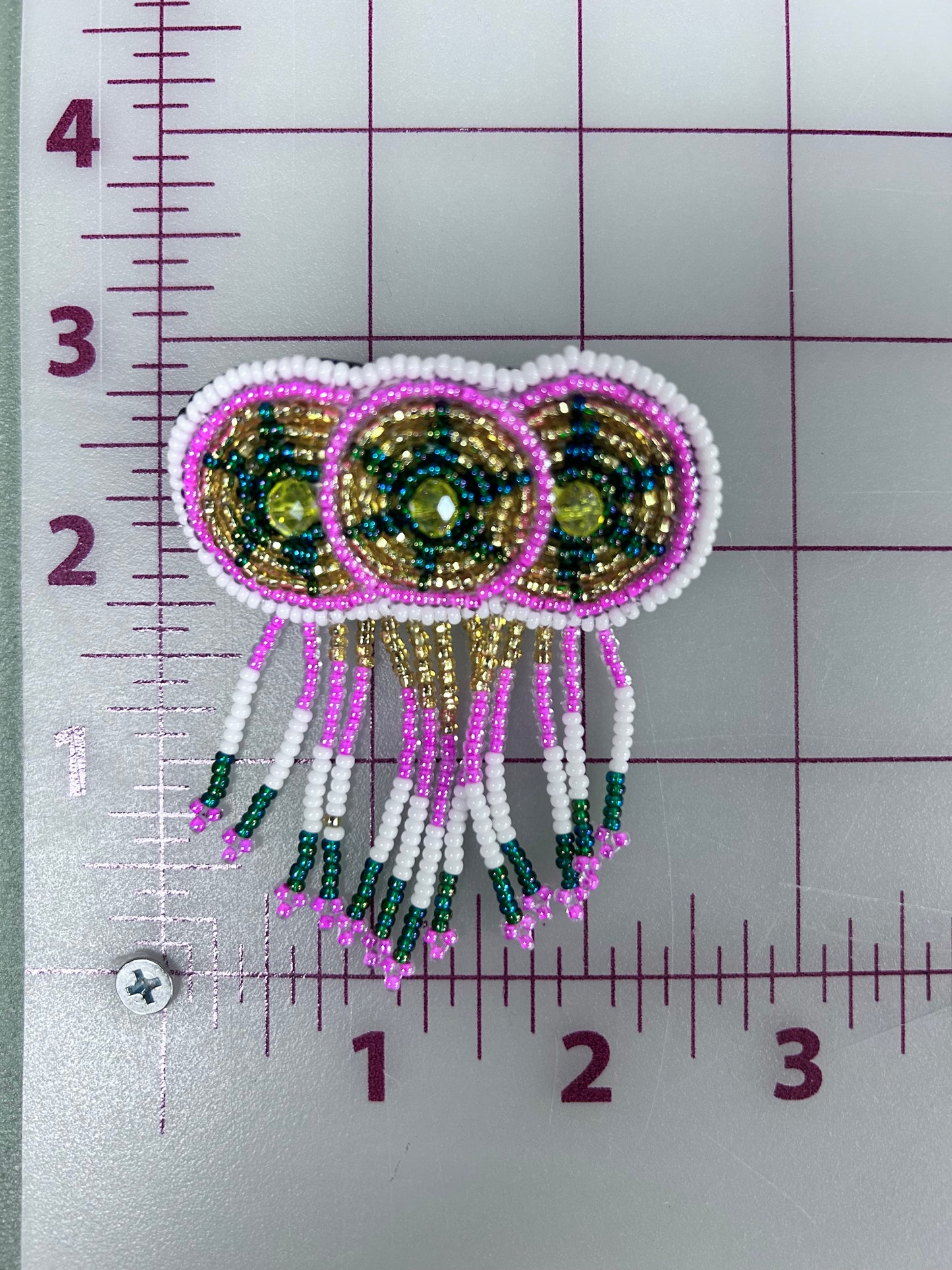 Beaded Hair Barrettes