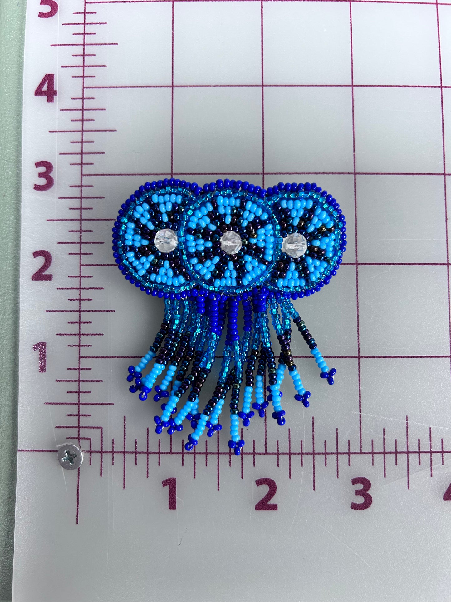 Beaded Hair Barrettes