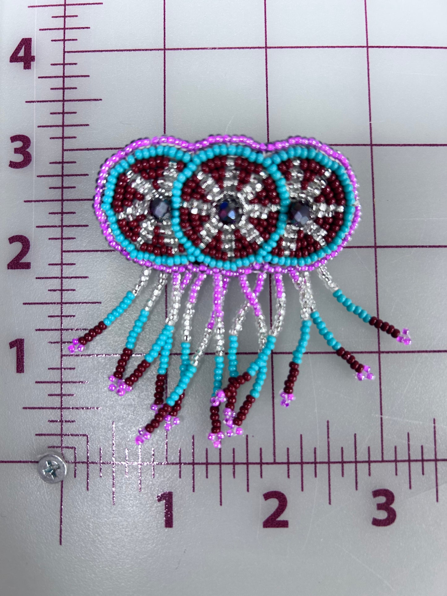 Beaded Hair Barrettes
