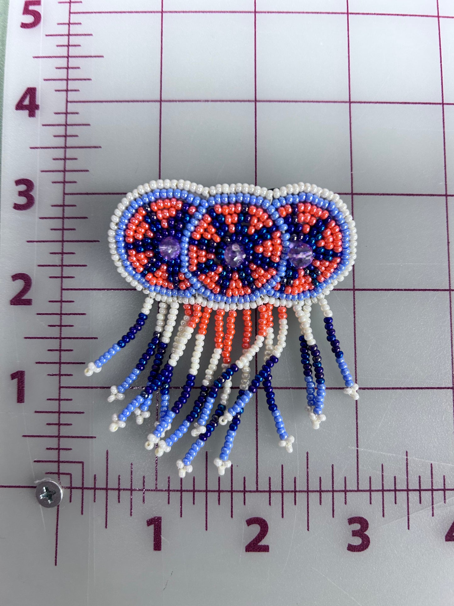 Beaded Hair Barrettes