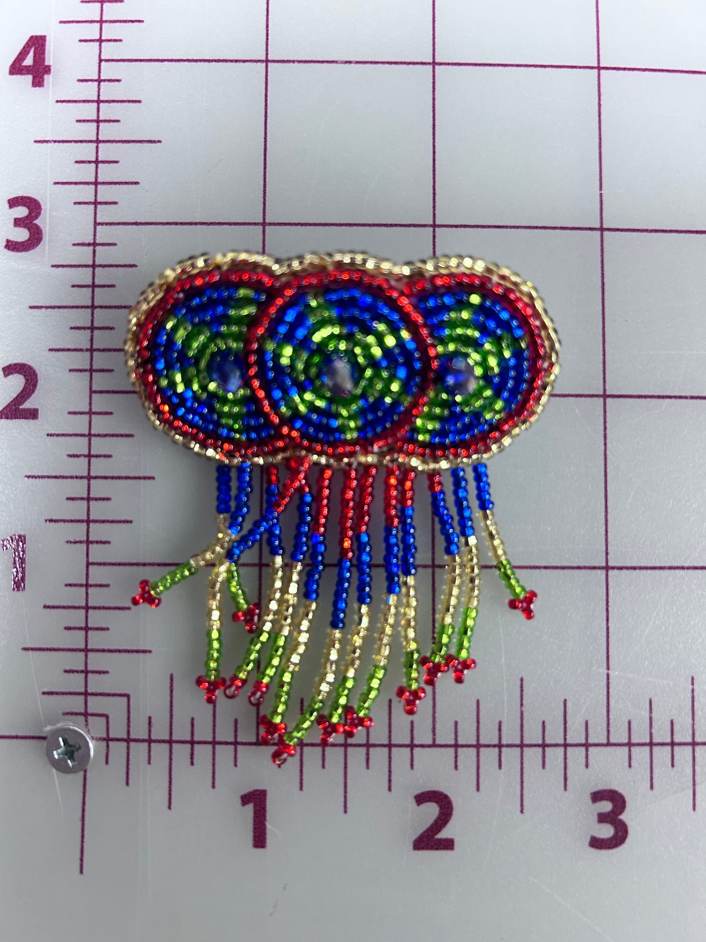 Beaded Hair Barrettes