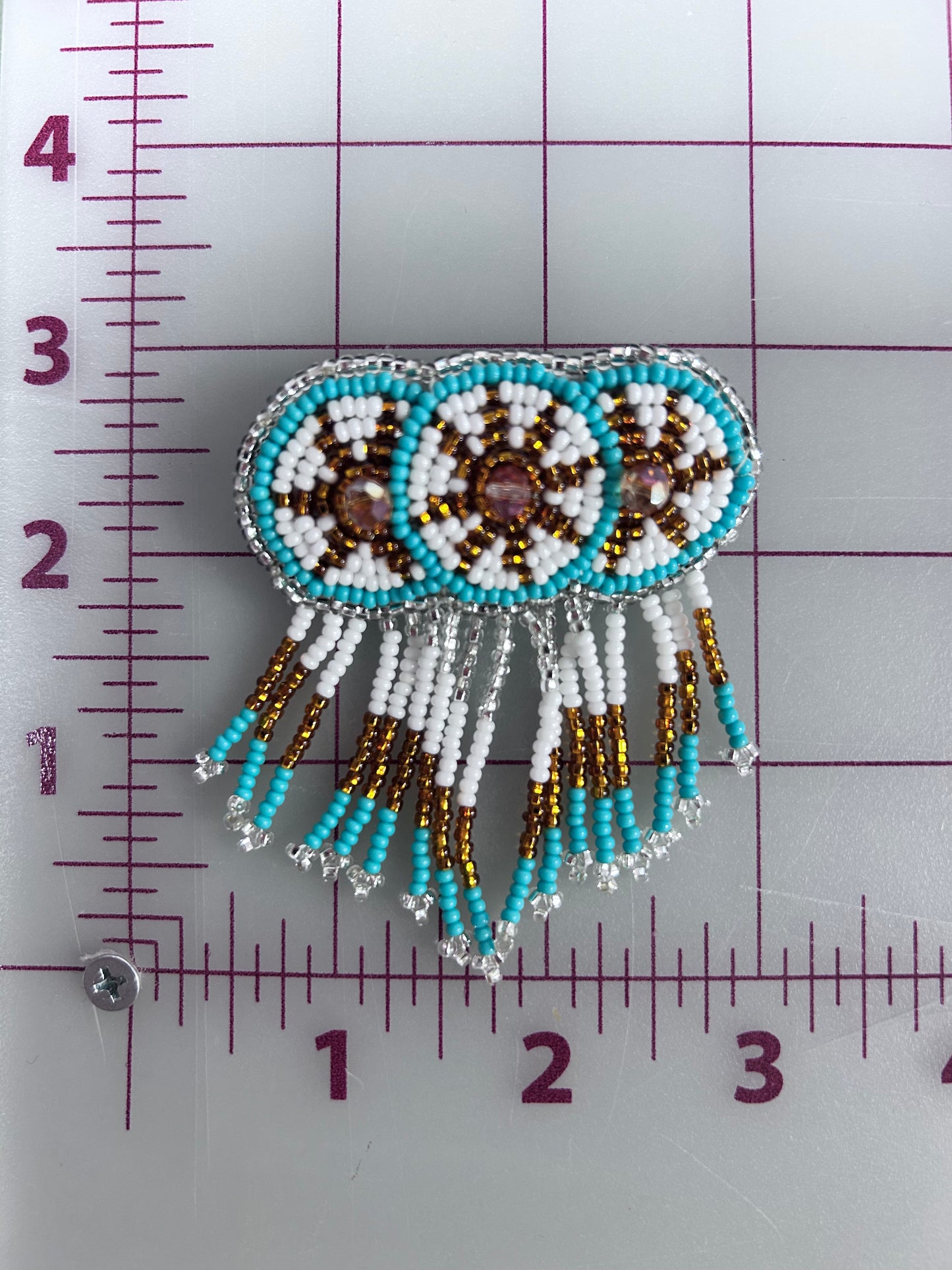 Beaded Hair Barrettes