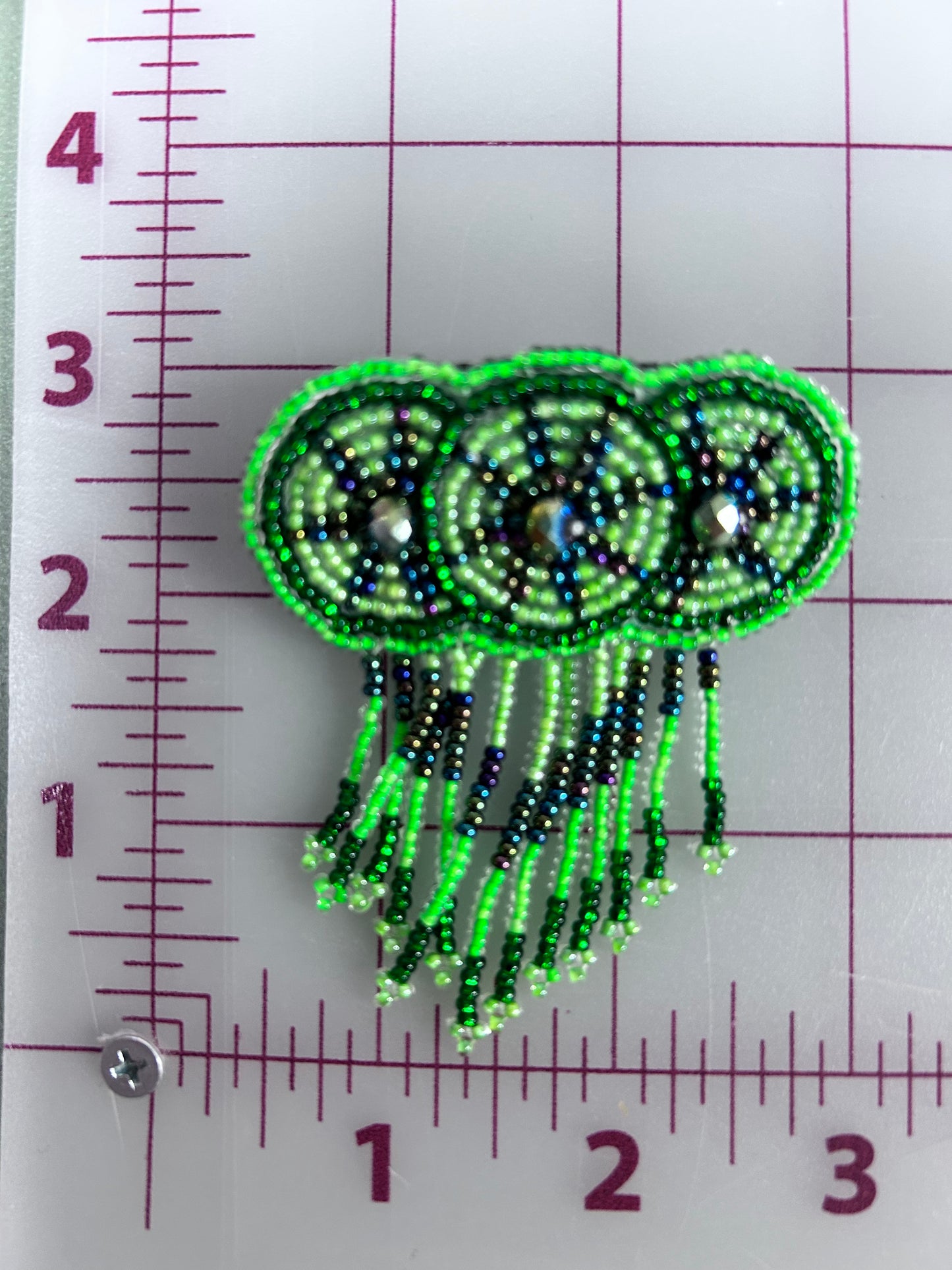 Beaded Hair Barrettes