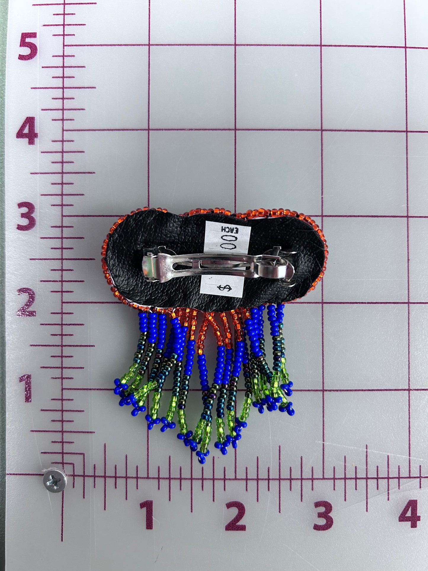 Beaded Hair Barrettes