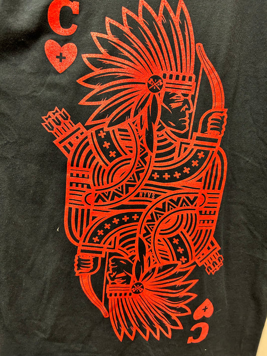 Chief Of Hearts Black T-Shirt