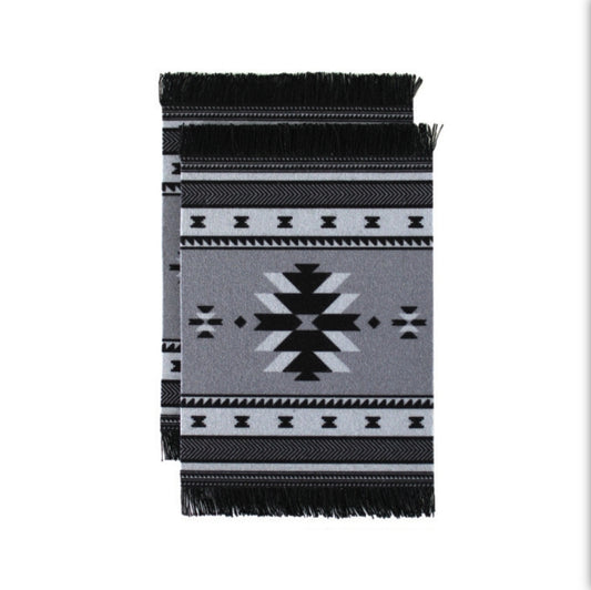 Blanket Coasters (Set of 2) - Salish Weaving Collection - Visions of Our Ancestors