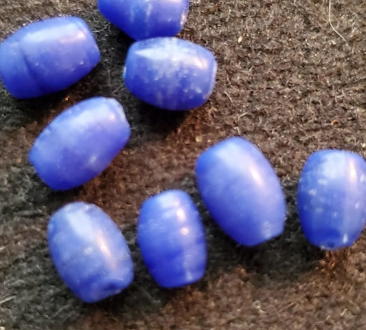 Barley Corn Beads Royal Blue 6mm