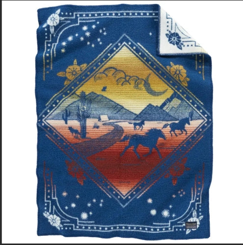 Pendleton Jacquard Crib Blanket Wind Riders
