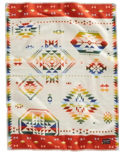 Pendleton Jacquard Crib Blanket Wild Blooms