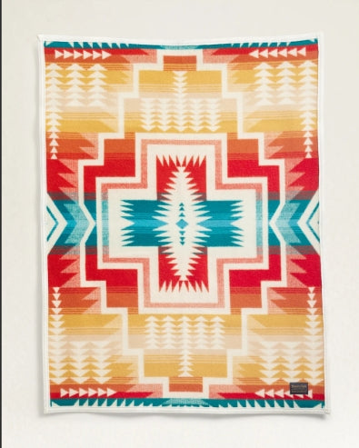 Pendleton Jacquard Crib Blanket Harding Star Ivory