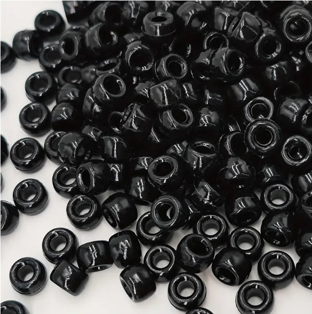 Glass Crow/Pony Beads 8/0