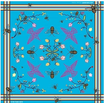 Kiowa Dougherty Designed Cotton Bandanas Birds & Bees