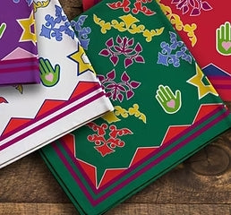 Hinglu Huber (Otoe / Iowa) Designed Cotton Bandanas