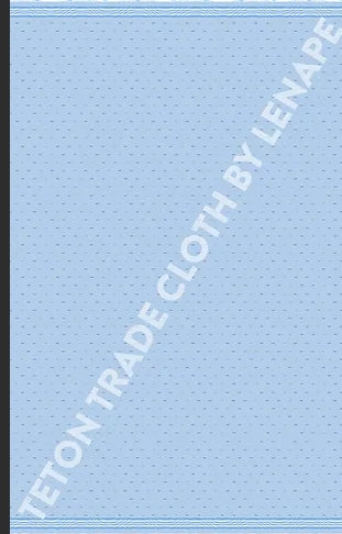 Tiny Canoes Cotton Fabric Blue