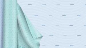 Tiny Canoes Cotton Fabric Teal