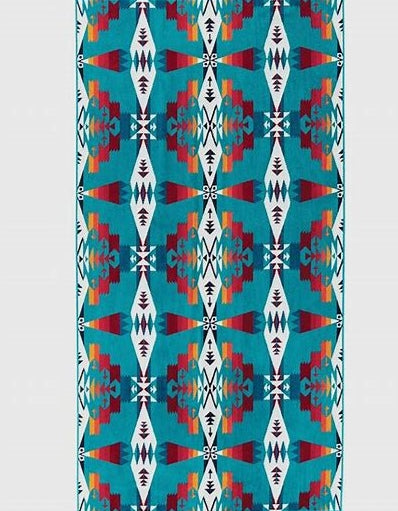 Pendleton Oversized Jacquard Spa Towel Tucson Turquoise