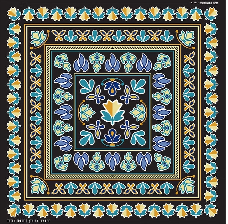 Lenape Floral Satin Scarf