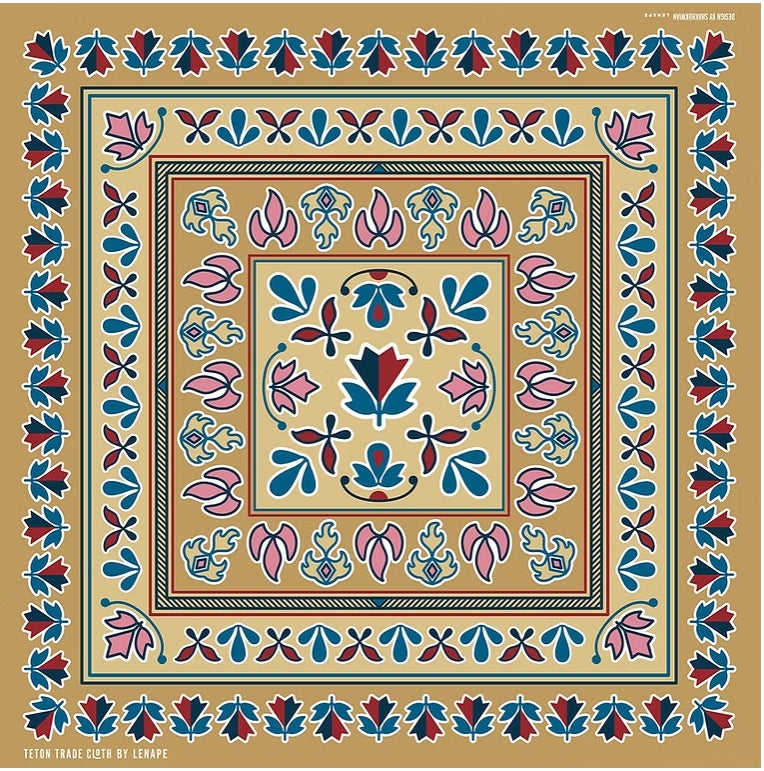 Lenape Floral Satin Scarf