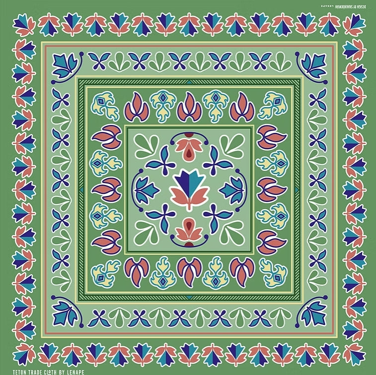 Lenape Floral Satin Scarf