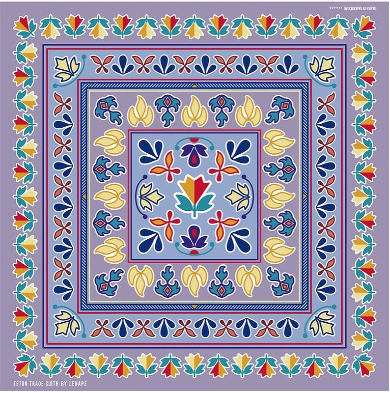 Lenape Floral Satin Scarf