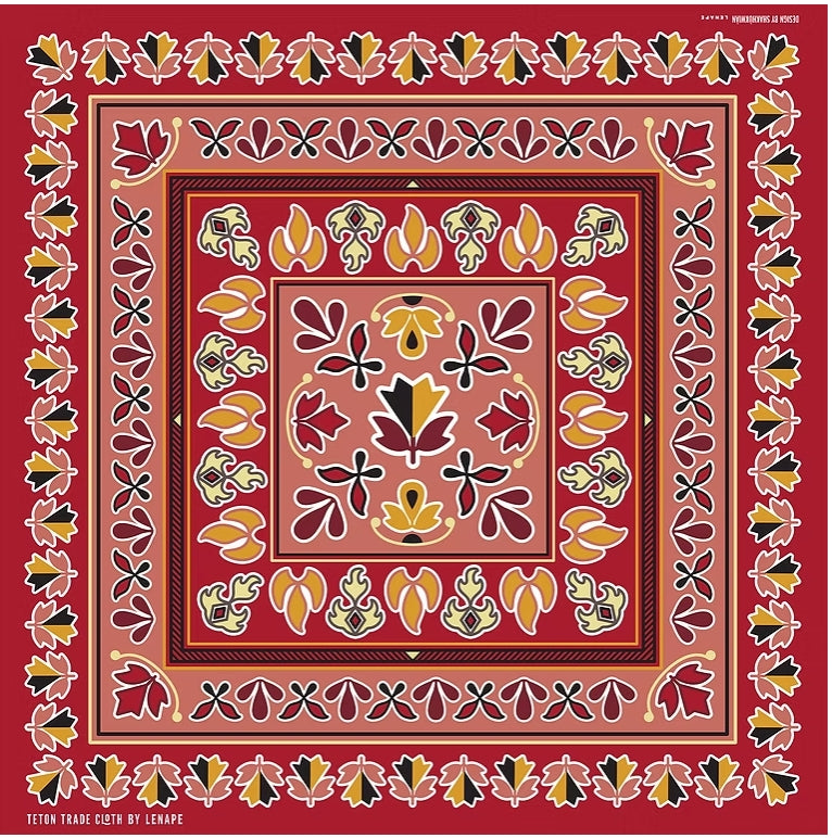 Lenape Floral Satin Scarf