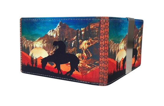Native Print Men's Money Clip Wallets